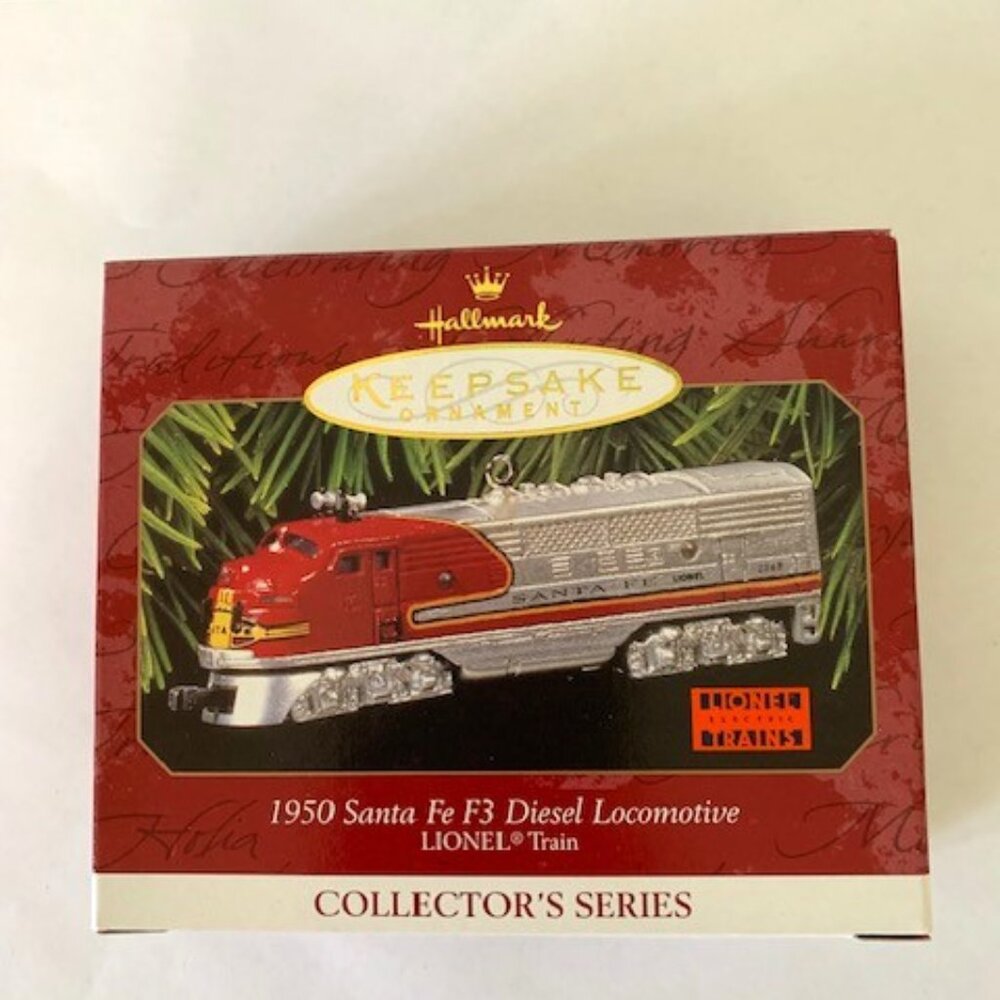 Hallmark Lionel 1950 Santa Fe F3 Diesel Locomotive Keepsake Ornament